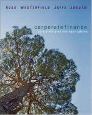 Corporate Finance by Jeffrey Jaffe, Prof Stephen A. Ross, Randolph W. Westerfield, Bradford D. Jordan, Professor