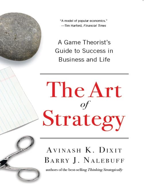 The Art of Strategy by Avinash K. Dixit, Barry J. Nalebuff