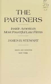 The Partners by James B. Stewart