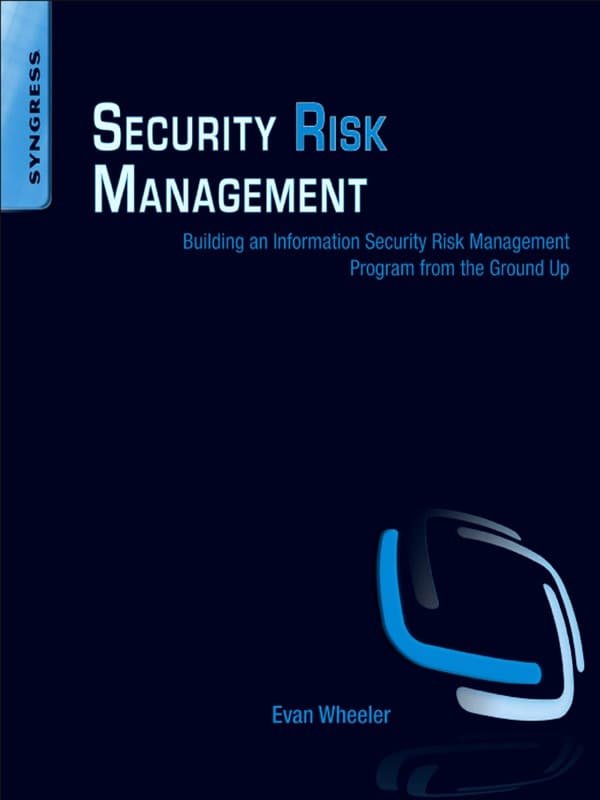 Security risk management by Evan Wheeler